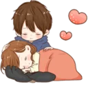 😴 emoji It's love ❣ ~ @pixels_NFT Telegram sticker 14 of 29