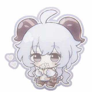 🩵 emoji 𝐆𝐚𝐧𝐲𝐮:: @hellyland Telegram sticker 19 of 40