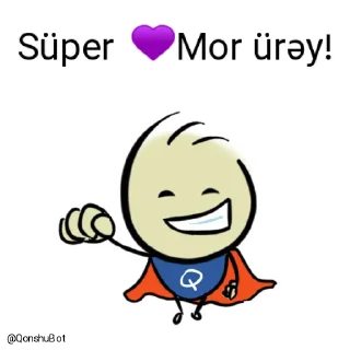 😎 emoji 💜Mor ürəy @Qonshubot Telegram sticker 6 of 31