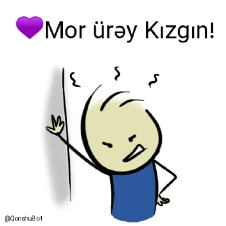😡 emoji 💜Mor ürəy @Qonshubot Telegram sticker 16 of 31