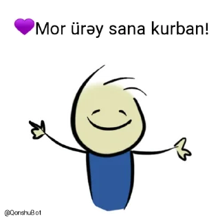 🤗 emoji 💜Mor ürəy @Qonshubot Telegram sticker 18 of 31
