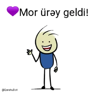 ✋️ emoji 💜Mor ürəy @Qonshubot Telegram sticker 1 of 31