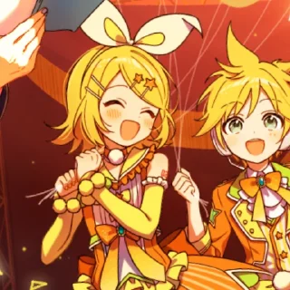 🍊 emoji Каґаміне Рін || @hoshiyaku Telegram sticker 19 of 45