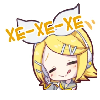🍊 emoji Каґаміне Рін || @hoshiyaku Telegram sticker 3 of 45