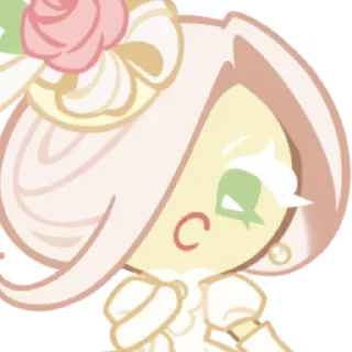 Sticker from 𓍼 | Wedding cake cookie [ @crkstick ]