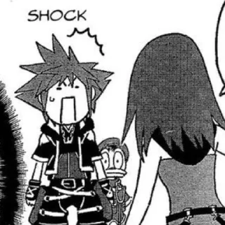 😦 emoji Kingdom Hearts Telegram sticker 16 of 66