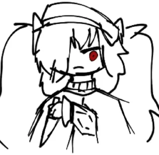 🍴 emoji Маха белобрыска тян [@I_am_Maryok] Telegram sticker 16 of 20