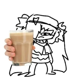 🥛 emoji Маха белобрыска тян [@I_am_Maryok] Telegram sticker 6 of 20