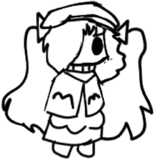 😶 emoji Маха белобрыска тян [@I_am_Maryok] Telegram sticker 17 of 20