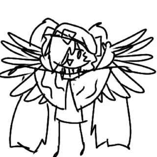 🦅 emoji Маха белобрыска тян [@I_am_Maryok] Telegram sticker 7 of 20