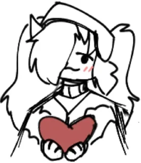 ❤ emoji Маха белобрыска тян [@I_am_Maryok] Telegram sticker 20 of 20