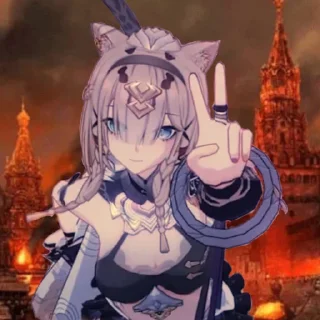 ✌️ emoji кринджина Telegram sticker 1 of 100