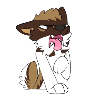 🐺 emoji Jiro/AndyMan! Telegram sticker 6 of 120