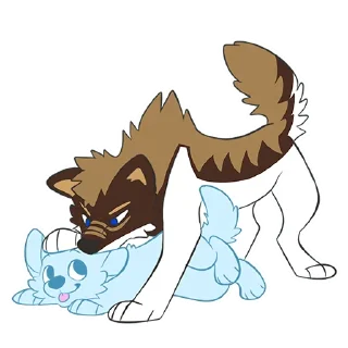 🐺 emoji Jiro/AndyMan! Telegram sticker 11 of 120