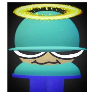😇 emoji Стикер Пак в честь 150 участников расширения версия Telegram sticker 23 of 40