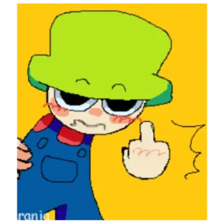🖕 emoji Стикер Пак в честь 150 участников расширения версия Telegram sticker 7 of 40