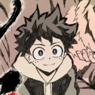 Sticker from izuku midoriya