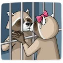 Sticker from Criminal Raccoon