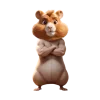 ⭐️ emoji Hamster Criminal by @xb3nq @TgEmodziBot Telegram sticker 13 of 39