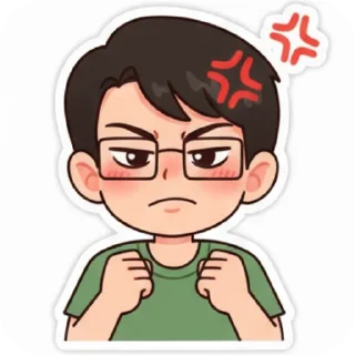 😡 emoji ❤️‍🔥 Telegram sticker 16 of 24