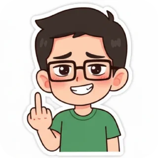 🖕 emoji ❤️‍🔥 Telegram sticker 18 of 24