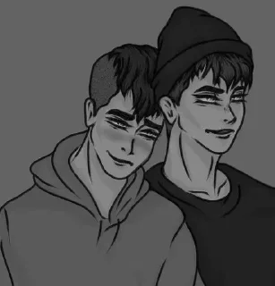 💓 emoji Бяша и Ромка ❤️ Telegram sticker 20 of 21