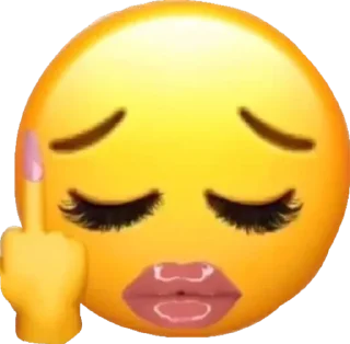 🖕 emoji Я Я @all_ahhh Telegram sticker 6 of 103