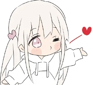 Sticker from Hoodiegirl(White)