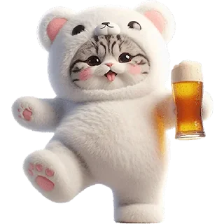 🍻 emoji Больше стикеров тут: @stickers_memy Telegram sticker 13 of 40