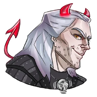 Sticker from Witcher