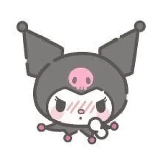 🐾 emoji Kuromi by @ylubluconfetu Telegram sticker 19 of 53