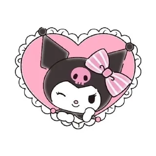 🐾 emoji Kuromi by @ylubluconfetu Telegram sticker 17 of 53