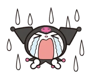 🐾 emoji Kuromi by @ylubluconfetu Telegram sticker 7 of 53