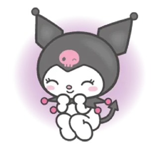 🐾 emoji Kuromi by @ylubluconfetu Telegram sticker 21 of 53
