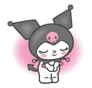 🐾 emoji Kuromi by @ylubluconfetu Telegram sticker 16 of 53