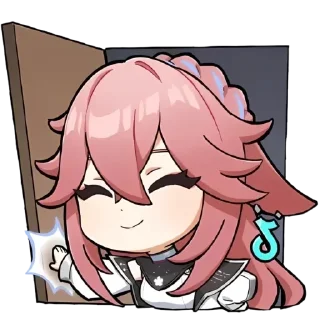 Sticker from yae miko  !  @softyunac