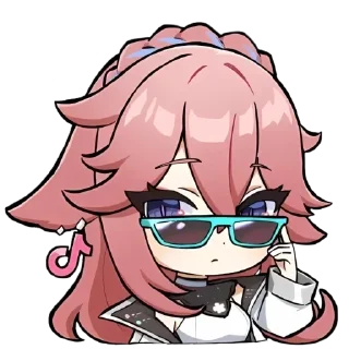 Sticker from yae miko  !  @softyunac