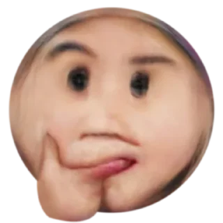 🤔 emoji Creepy Emoji • @stickB00K Telegram sticker 14 of 35