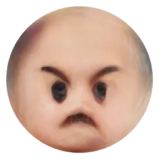 😠 emoji Creepy Emoji • @stickB00K Telegram sticker 17 of 35
