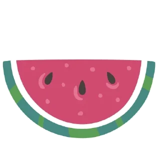 🍉 emoji Hello Summer • @stickB00K Telegram sticker 21 of 23