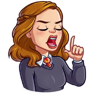☝️ emoji Harry Potter • @stickB00K Telegram sticker 23 of 45