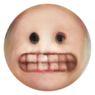 😬 emoji Creepy Emoji • @stickB00K Telegram sticker 19 of 35