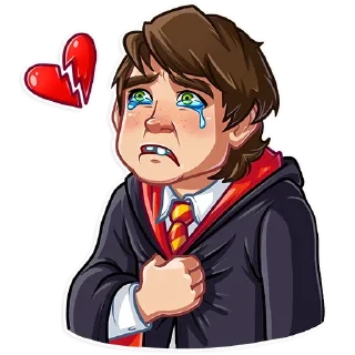 💔 emoji Harry Potter • @stickB00K Telegram sticker 22 of 45