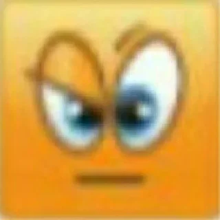 🤨 emoji Смайлеке000000000000000000000000000000000000000000 Telegram sticker 19 of 72