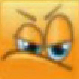 😒 emoji Смайлеке000000000000000000000000000000000000000000 Telegram sticker 10 of 72
