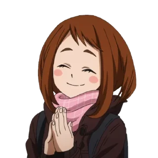 Sticker from Uraraka Ochako