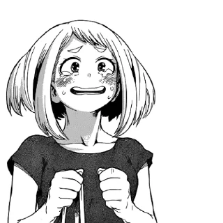 Sticker from Uraraka Ochako