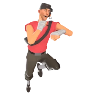 Sticker from RED taunts! TF2 (by @actual_waltuh)