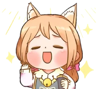Sticker from @QwQkitti 。