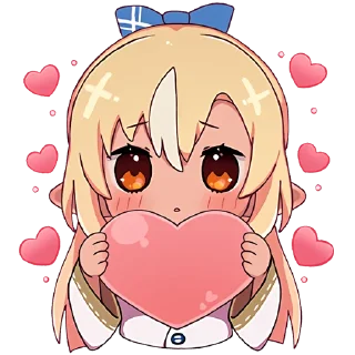 💝 emoji Shiranui Flare @jp_stickers Telegram sticker 11 of 24